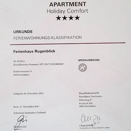 Rugenblick Hébergement de vacances *